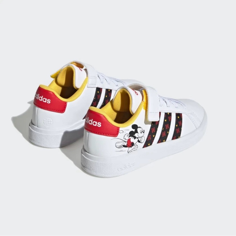 adidas x Disney Grand Court White Toddler Sneakers